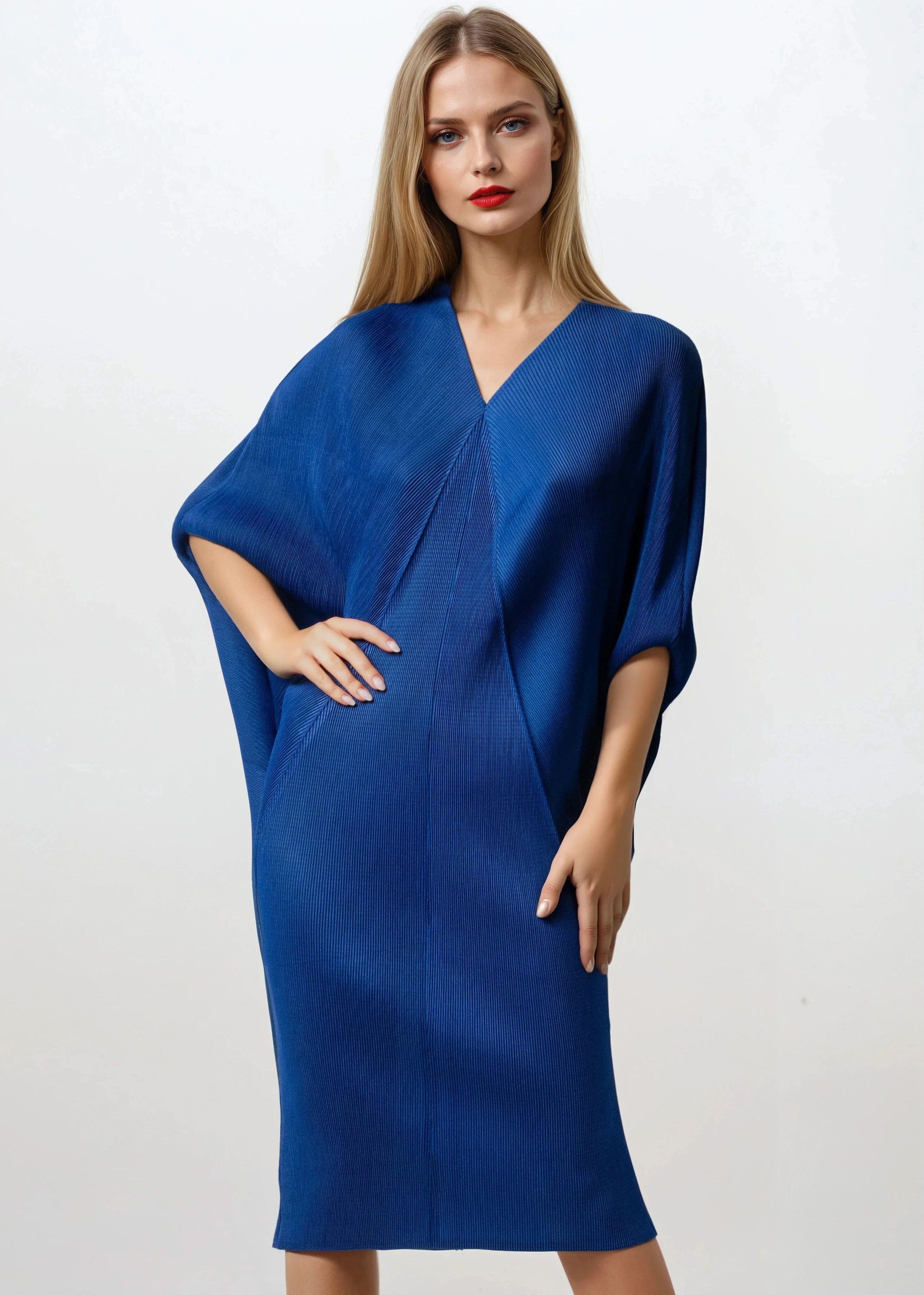 Batwing Sleeve Glam Dress - Kate Hewko Green / One size Batwing Sleeve Glam Dress - Kate Hewko Green / One size