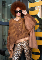 Cable Knit Batwing Sweater Sweaters Kate Hewko