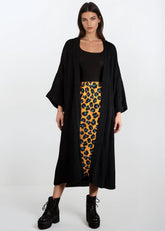 Chunky Cable Knit Cardigan Cardigans Kate Hewko Black One Size