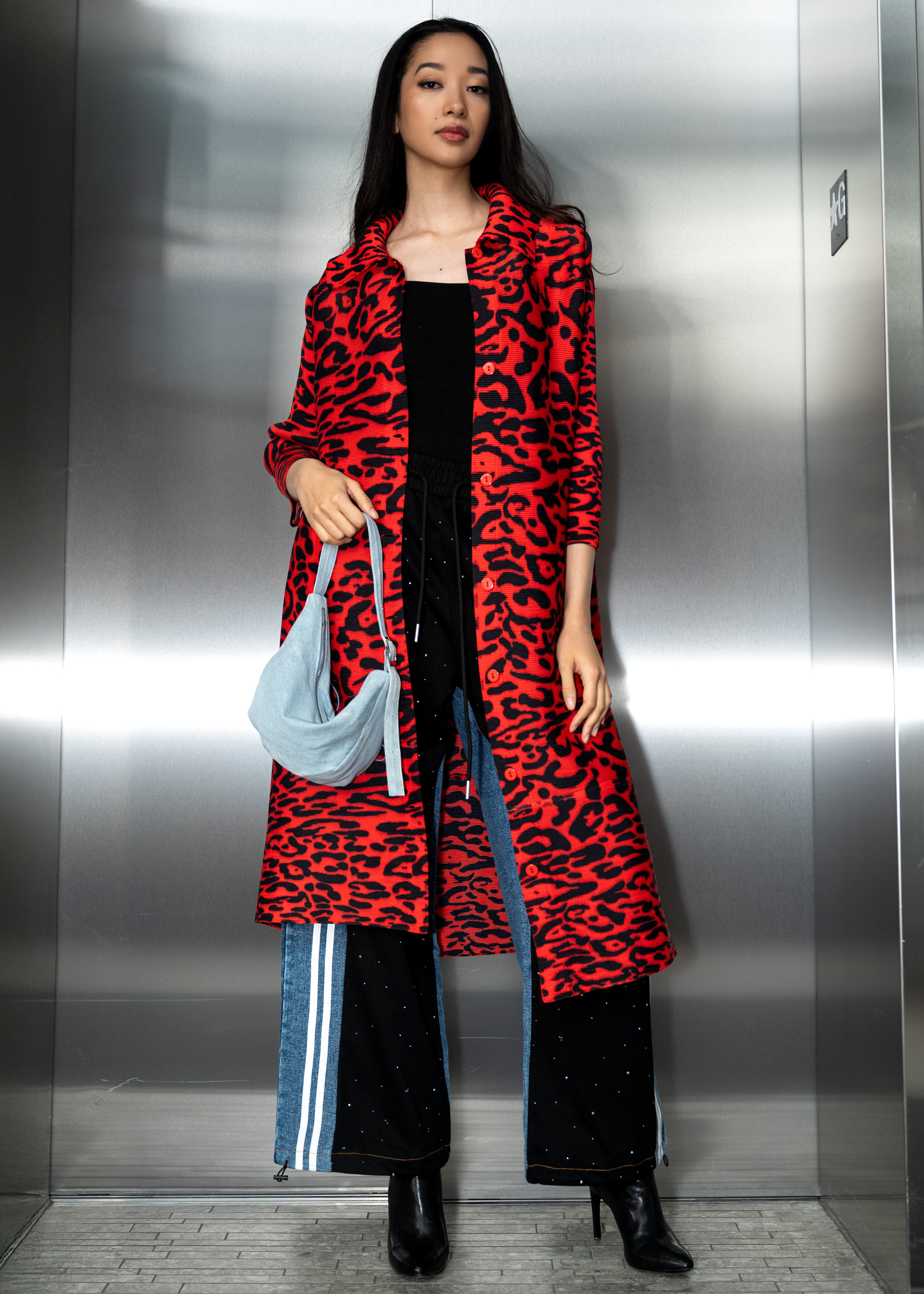 Leopard Glam Shirt Dress - Kate Hewko Leopard Glam Shirt Dress - Kate Hewko
