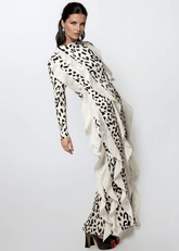 Leopard Print Ruffle Maxi Dress Dresses Kate Hewko