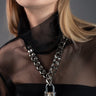 Chunky Industrial Necklace Necklaces Kate Hewko Padlock 
