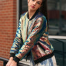 Iridescent Sequin Bomber Outerwear Kate Hewko Multi S 