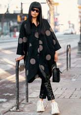 Polka Dot Layering Piece Layering Pieces Kate Hewko One Size Black