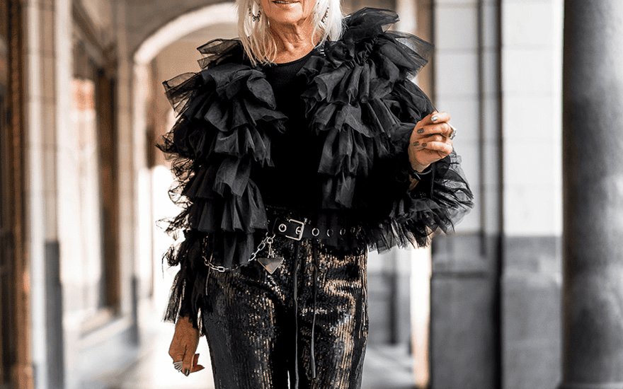 Tiered Tulle Cardigan