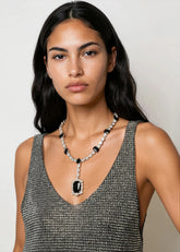 3 Piece Layered Gemstone Necklace Necklaces Kate Hewko 