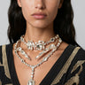 3 Piece Layered Gemstone Necklace Necklaces Kate Hewko Gold 