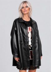 Vegan Leather Shacket