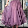 A-Line Tulle Skirt Skirts Kate Hewko Purple One Size 