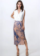 Abstract Pleated Tube Skirt Skirts Kate Hewko 