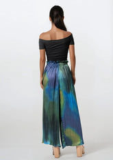 Abstract Pleated Wide Leg Pant Pants Kate Hewko 