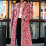 Animal Print Faux Fur Coat Outerwear Kate Hewko 