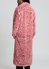 Animal Print Faux Fur Coat Outerwear Kate Hewko 