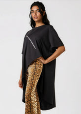 Asymmetric Single Zip Tee Tees Kate Hewko 