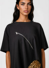 Asymmetric Single Zip Tee Tees Kate Hewko 