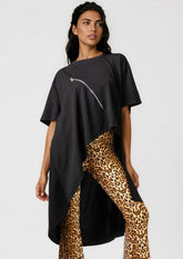 Asymmetric Single Zip Tee Tees Kate Hewko 