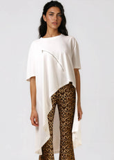Asymmetric Single Zip Tee Tees Kate Hewko 