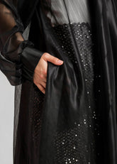 Asymmetrical Hem Sheer Duster Layering Pieces Kate Hewko 