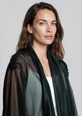 Asymmetrical Hem Sheer Duster Layering Pieces Kate Hewko 