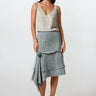 Asymmetrical Knit Tube Skirt Skirts Kate Hewko 
