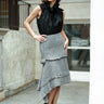 Asymmetrical Knit Tube Skirt Skirts Kate Hewko 
