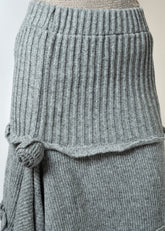 Asymmetrical Knit Tube Skirt Skirts Kate Hewko 