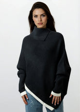 Asymmetrical Knitted Sweater Sweaters Kate Hewko 