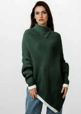Asymmetrical Knitted Sweater Sweaters Kate Hewko 