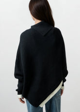 Asymmetrical Knitted Sweater Sweaters Kate Hewko 