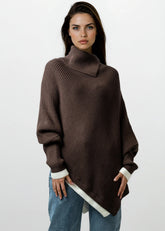 Asymmetrical Knitted Sweater Sweaters Kate Hewko 