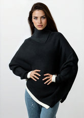 Asymmetrical Knitted Sweater Sweaters Kate Hewko 