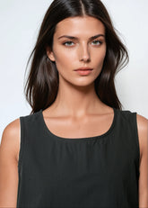 Asymmetrical Ruffle Hem Tank Dress Dresses Kate Hewko 