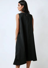 Asymmetrical Ruffle Hem Tank Dress Dresses Kate Hewko 