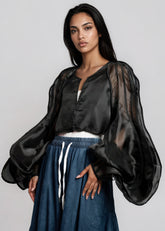 Avant Garde Sheer Bolero Layering Pieces Kate Hewko 