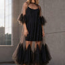 Avant Garde Tulle Overlay Dresses Kate Hewko Black One size 