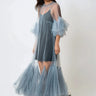 Avant Garde Tulle Overlay Dresses Kate Hewko Blue One Size 