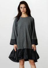 Babydoll Hem Long Sleeve Dress Dresses Kate Hewko 