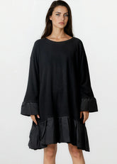 Babydoll Hem Long Sleeve Dress Dresses Kate Hewko 