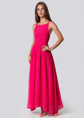 Backless Smocked Maxi Dress Dresses Kate Hewko 