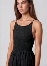 Backless Smocked Maxi Dress Dresses Kate Hewko 