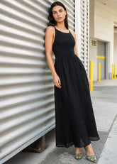 Backless Smocked Maxi Dress Dresses Kate Hewko 