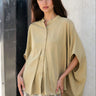 Batwing Sleeve Collarless Blouse Blouses Kate Hewko 