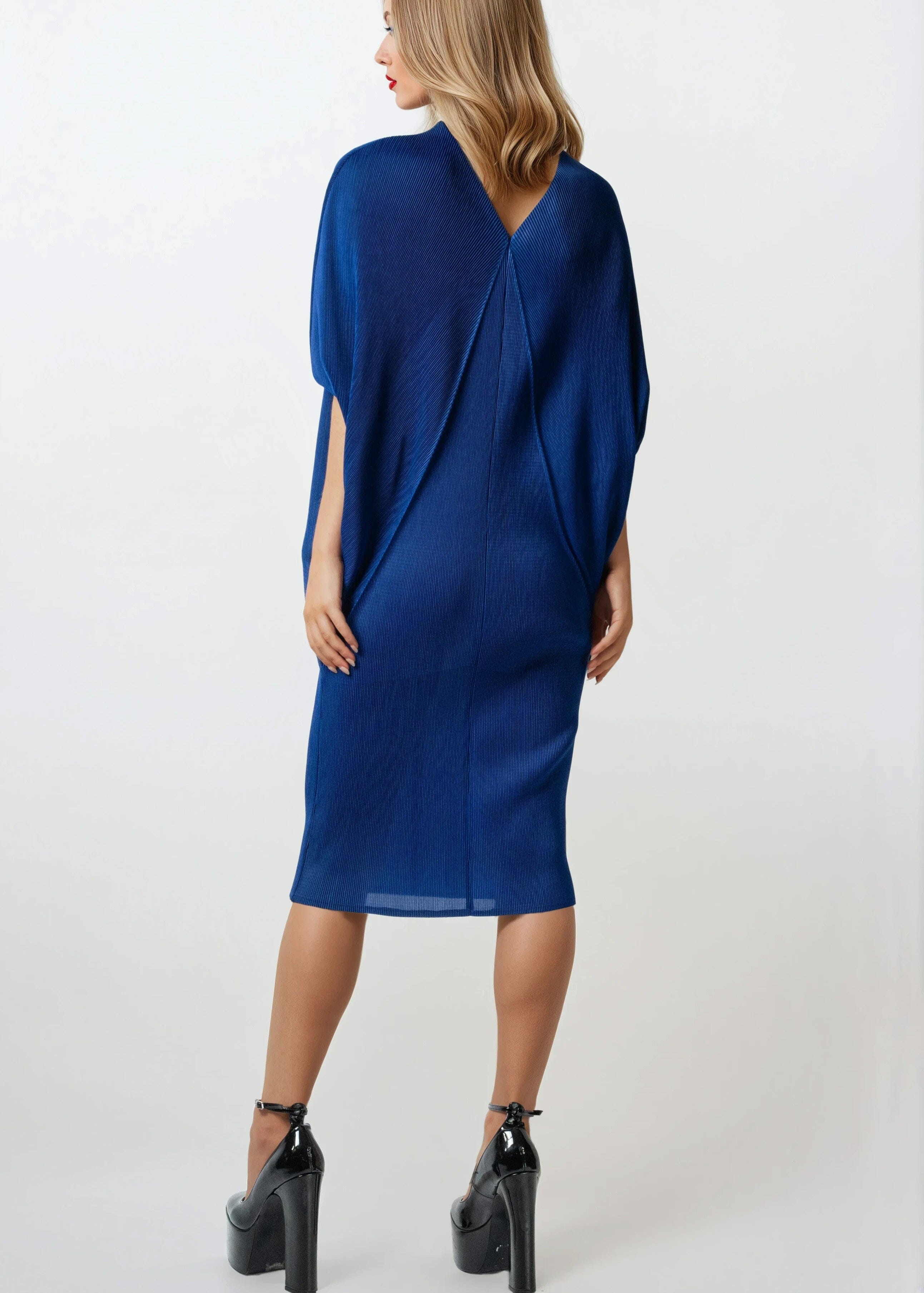 Batwing Sleeve Glam Dress - Kate Hewko Batwing Sleeve Glam Dress - Kate Hewko