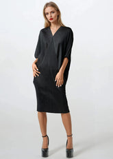Batwing Sleeve Glam Dress - Kate Hewko Batwing Sleeve Glam Dress - Kate Hewko
