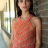Beaded Knit Crop Tank Top Tank Tops Kate Hewko 