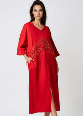 Beaded Sequin Fringe Midi Dress Dresses Kate Hewko 