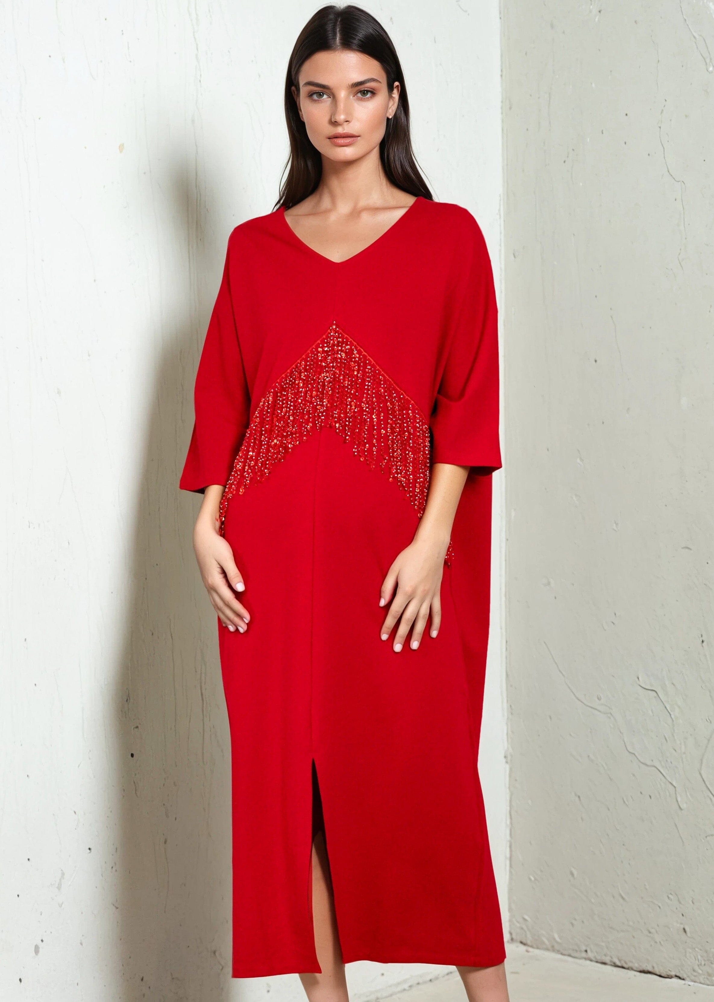 fringe midi dress Beaded Sequin Fringe Midi Dress fringe midi dress Beaded Sequin Fringe Midi Dress