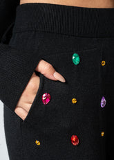Bedazzled Knitted Pant Set Two Piece Sets Kate Hewko 