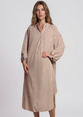 Belted Balloon Sleeve Shirt Dress Dresses Kate Hewko 