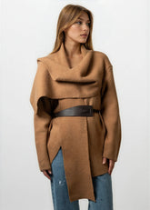 Belted Wrap Cardigan Cardigans Kate Hewko 